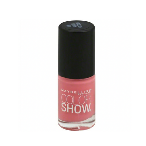 MAYBELLINE 101 HIBISCUS HAVEN COLOR SHOW PINK NAIL VARNISH
