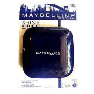 MAYBELLINE 110 IVORY LIGHT 1 SHINE FREE MATTE FINISH POWDER