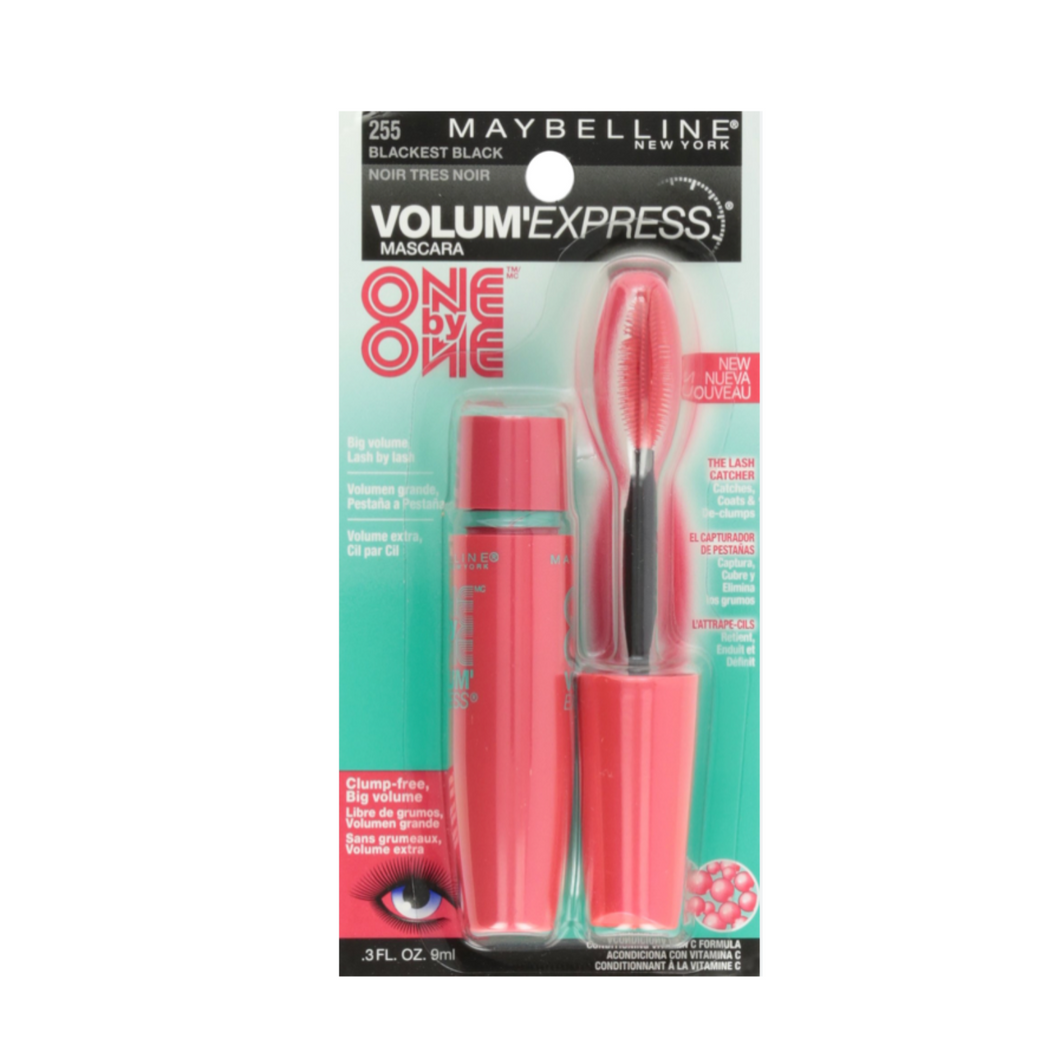 MAYBELLINE 255 BLACKEST BLACK VOLUME EXPRESS