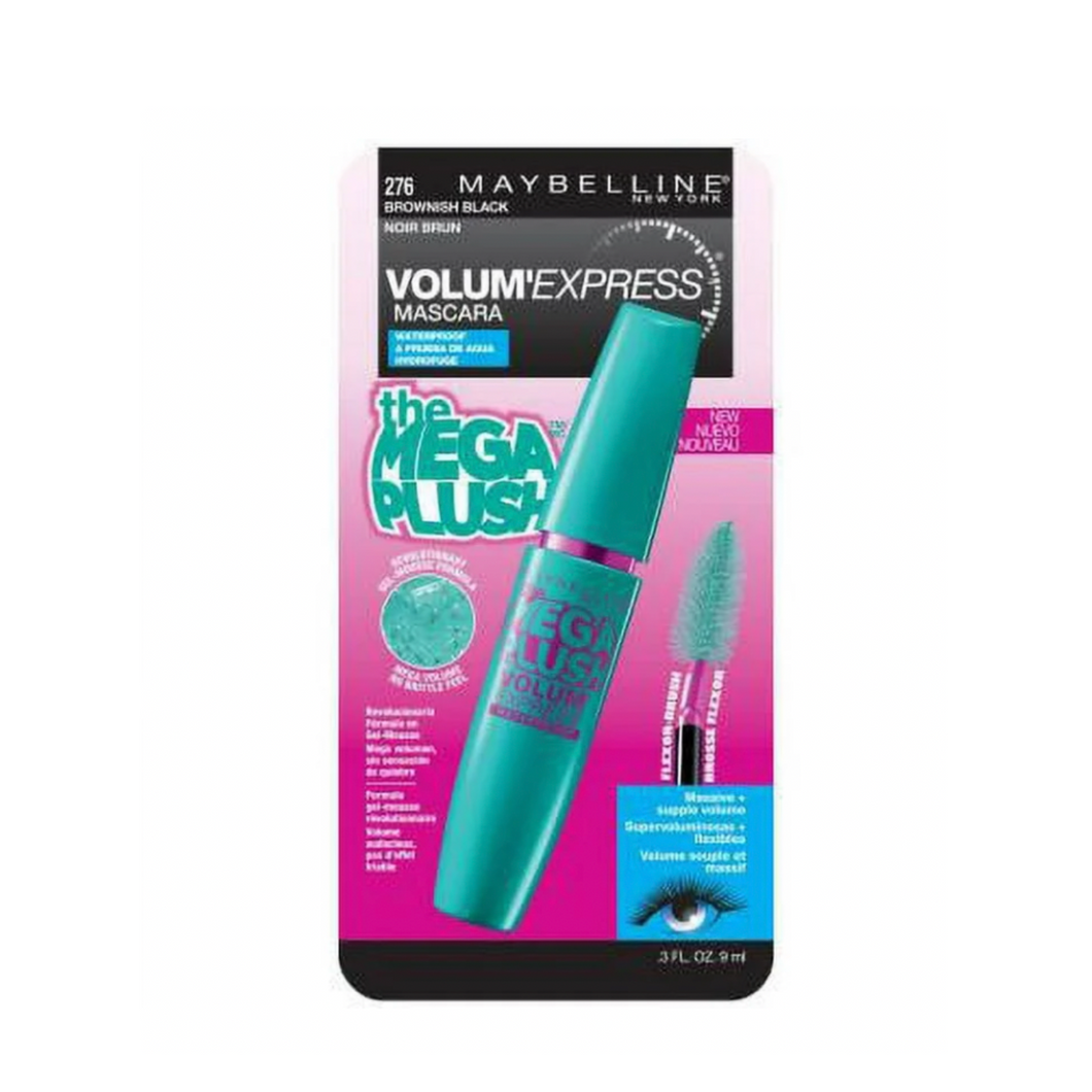 MAYBELLINE 276 BROWNISH BLACK MEGA PLUSH VOLUME EXPRESS 