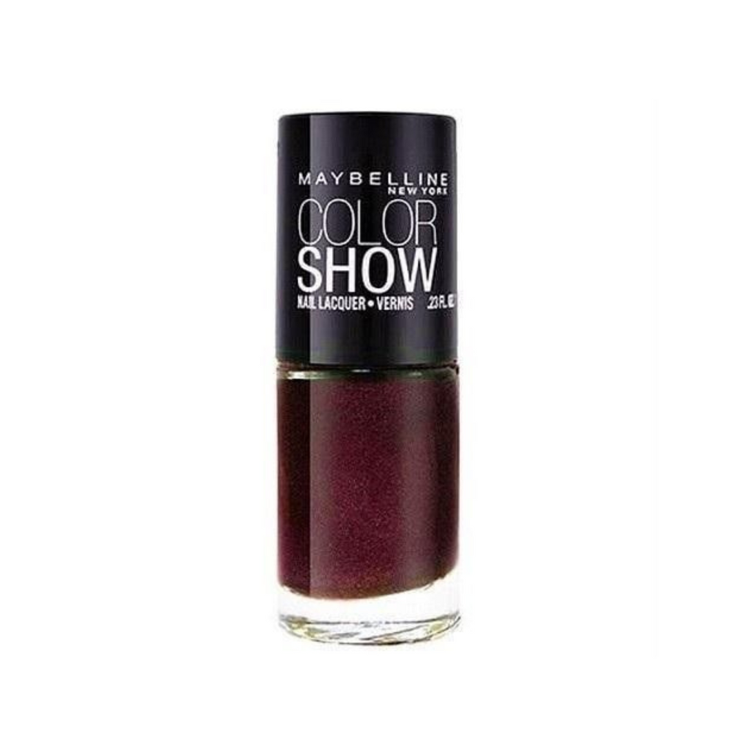 MAYBELLINE 420 WINED AND DINED COLOR SHOW NAIL VARNISH FOR NAILS