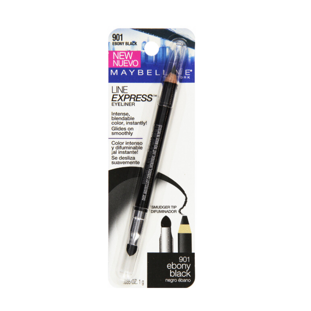 MAYBELLINE 901 EBONY BLACK EYELINER 