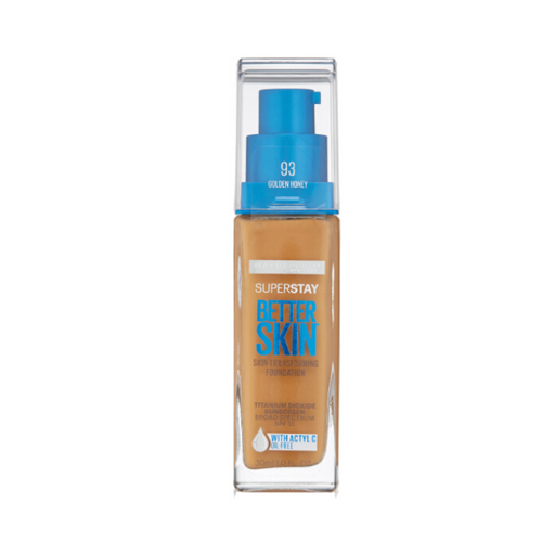 MAYBELLINE 93 GOLDEN HONEY SUPERSTAY BETTER SKIN LIQUID FOUNDATION 