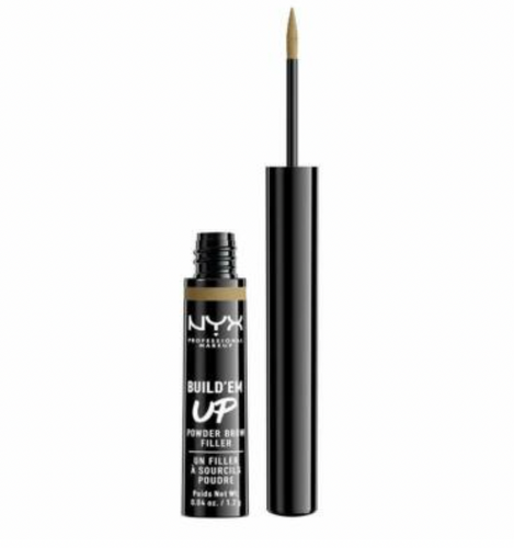 NYX Build'em Up powder brow filler on a white background