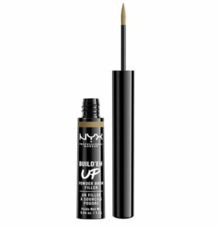 NYX Build'em Up powder brow filler on a white background