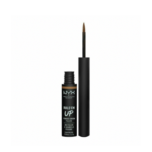 NYX Build 'Em Up Brow Filler with applicator on a white background