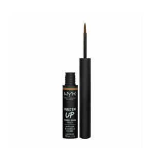 NYX Build 'Em Up Brow Filler with applicator on a white background