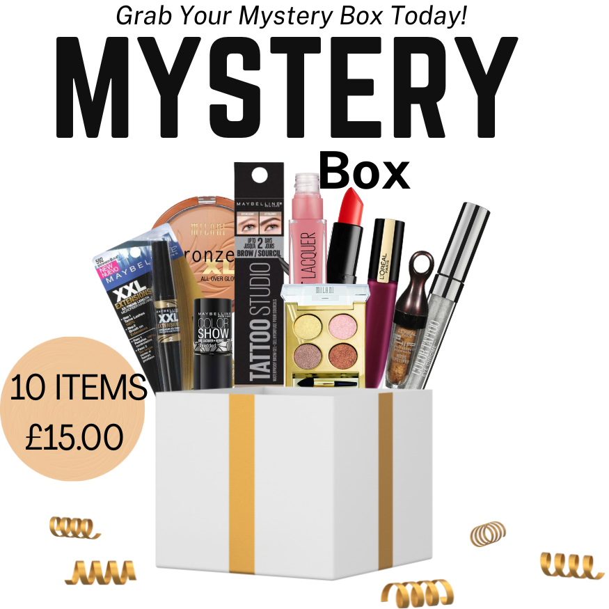 The Ultimate Mystery Makeup Box –  15 Brand-Name Goodies