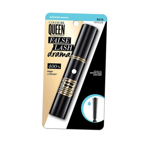 COVERGIRL Q215 VERY BLACK QUEEN COLLECTION FALSE LASH DRAMA MASCARA