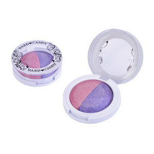 HARD CANDY 059 AB FAB PINK PURPLE PRESSED BAKED EYESHAOW DUO FOR EYELIDS