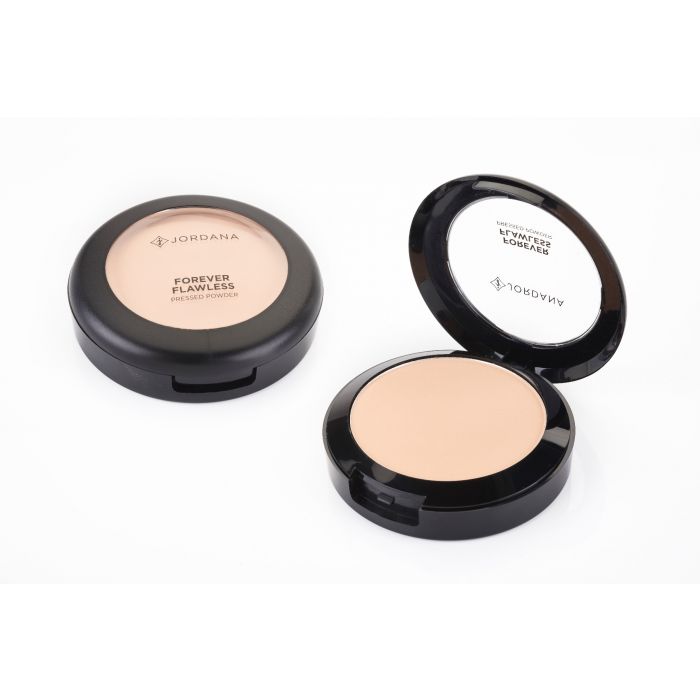 JORDANA 103 NUDE BEIGE FOREVER FLAWLESS PRESSED POWDER FOUNDATION FOR FACE