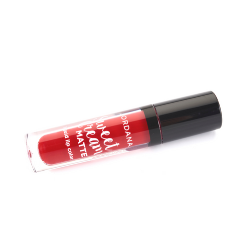 JORDANA 16 BLOODY BEAUTIFUL SWEET CREAM RED MATTE LIPSTICK FOR LIPS