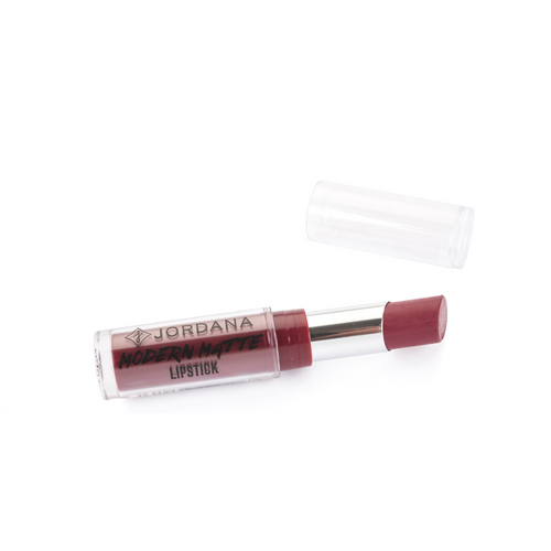 JORDANA 17 GORGEOUS PLUM RED MATTE LIPSTICK FOR LIPS