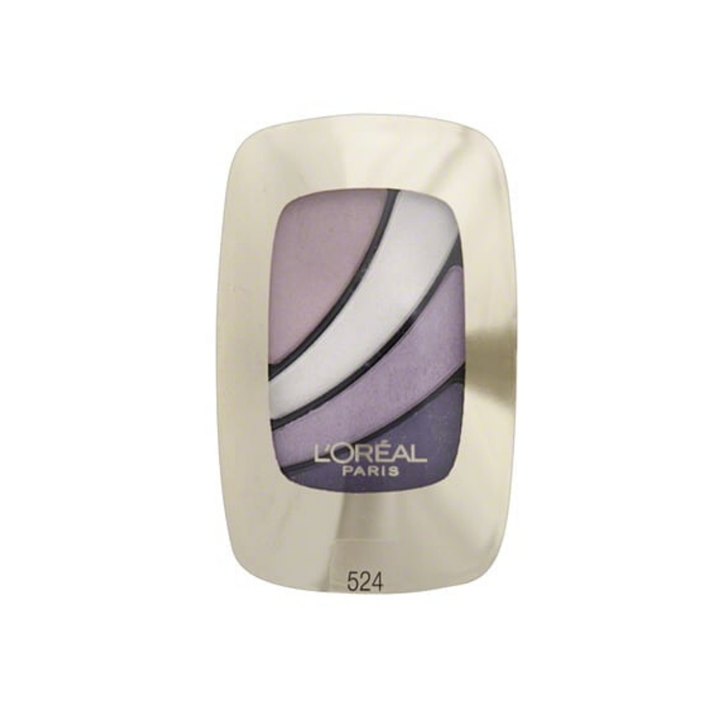 L'OREAL 524 STACKED HEELS COLOUR RICHE LILAC, WHITE, PURPLE AND VIOLET EYESHADOW FOR EYELIDS