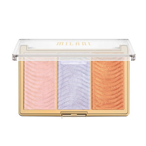 MILANI 02 HOLOGRAPHIC BEAMS STELLAR LIGHTS HIGHLIGHTER PALETTE FOR FACE