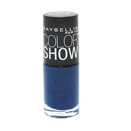 MAYBELLINE RICH BLUE NAIL VARNISH ELEGANT WINTER NAILS
