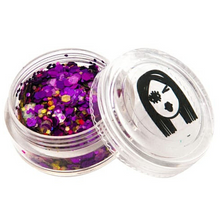 Load image into Gallery viewer, PRETTY SINS SUPERHEROES CHUNKY GLITTER POTS FOR FACE AND BODY
