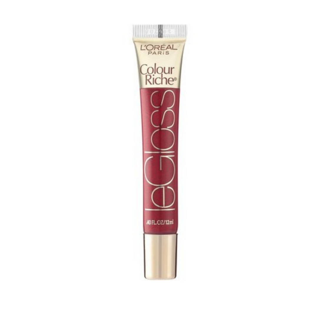 L'OREAL 162 BLUSHING BERRY COLOUR RICHE BURGHUNDY LIP GLOSS FOR LIPS