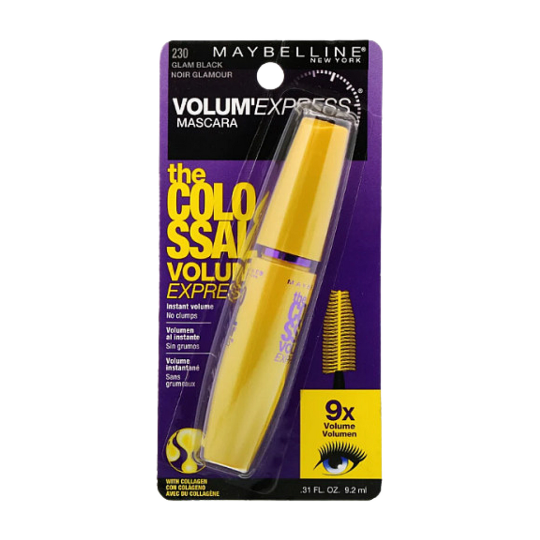 maybelline, mascara, volume express, glam black 230