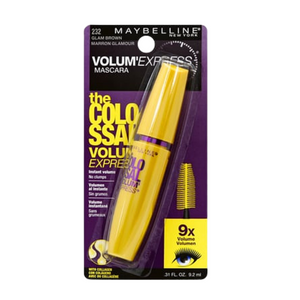 maybelline, mascara, volume express, glam brown 232