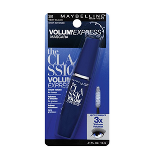 MAYBELLINE 201 VERY BLACK THE CLASSIC VOLUME EXPRESS MASCARA 