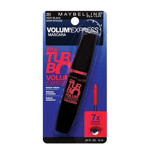 maybelline, mascara, volume express, very black 251