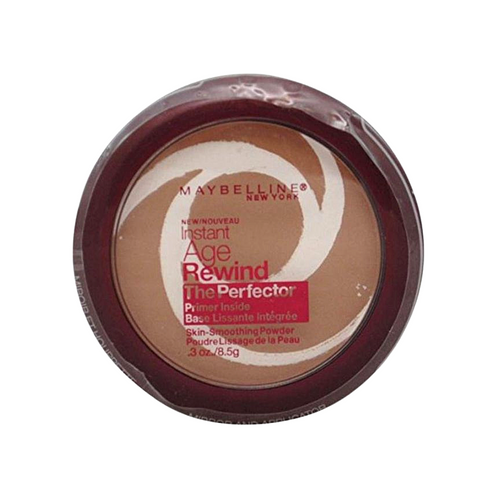 maybelline, powder with primer, instant age rewind, deep good for mature skin, blurs lines. 