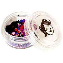 Load image into Gallery viewer, PRETTY SINS SUPERHEROES CHUNKY GLITTER POTS FOR FACE AND BODY
